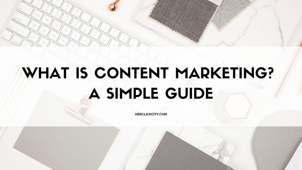 blog post header for what is content marketing