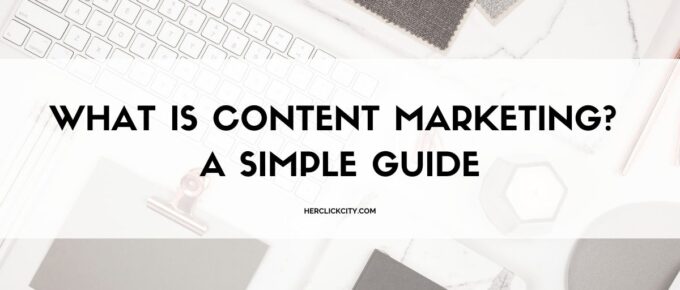 blog post header for what is content marketing