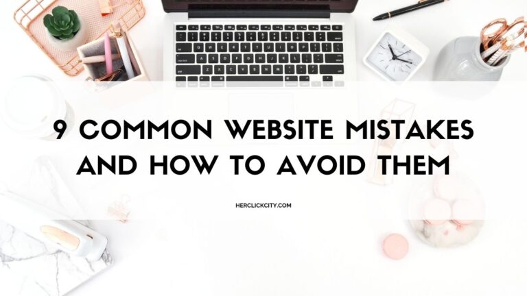 9 common website mistakes and how to avoid them blog post header