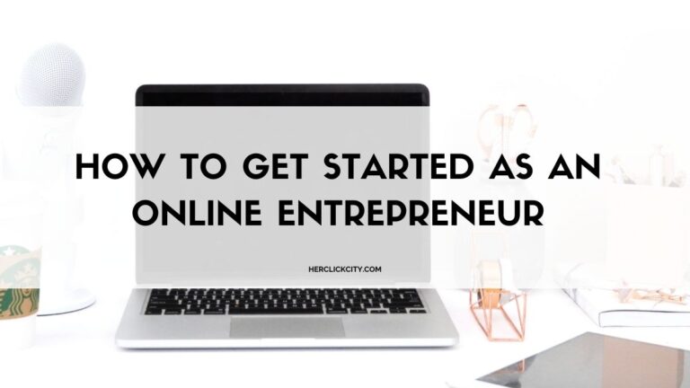 How to get started as an online infopreneur- blog post header