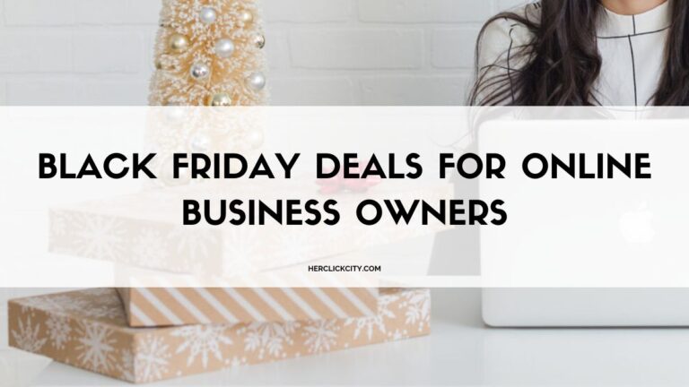 Blog post header: Black Friday Deals for Online Business Owners