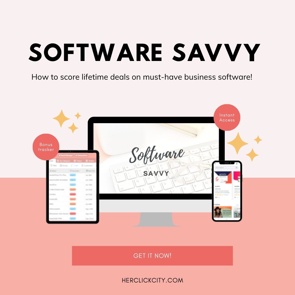 Software Savvy square course mockup