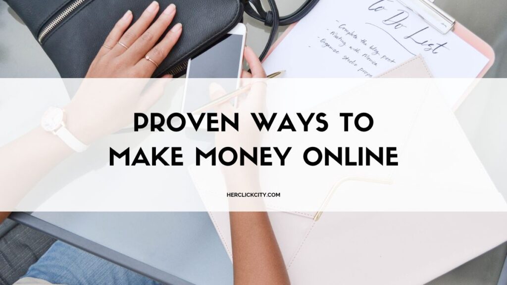 proven ways to make money online - blog post header