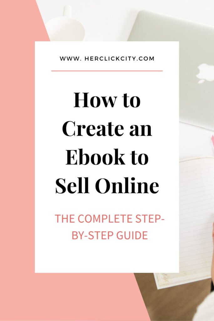 How to create an ebook to sell online - blog post header