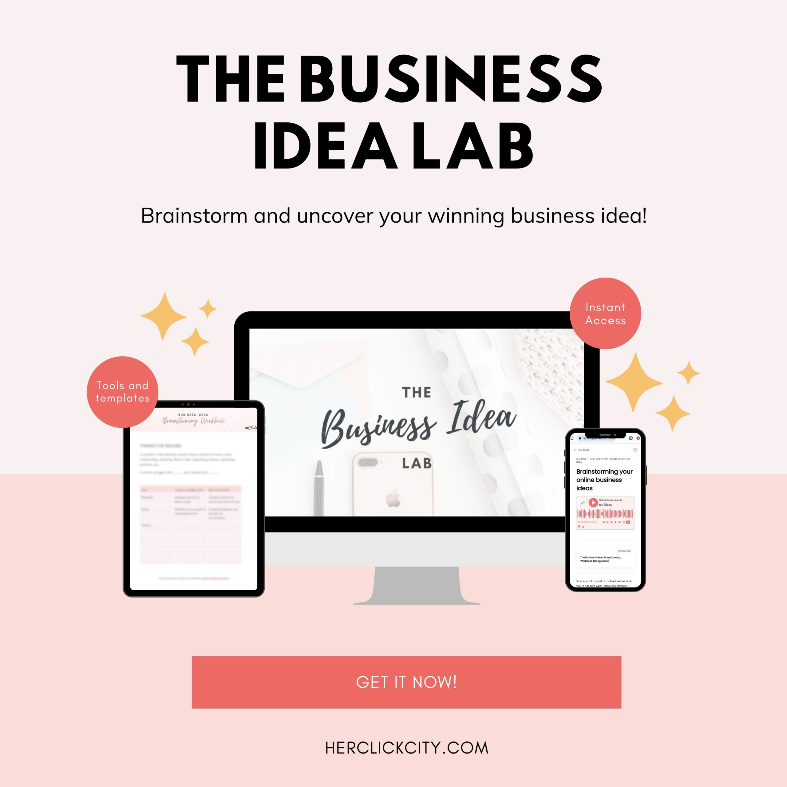 The Business Idea Lab: Brainstorm and uncover your winning business idea!