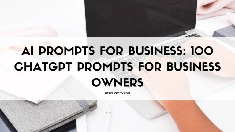 AI Prompts for Business: 100 ChatGPT Prompts for Business Owners - Blog post header