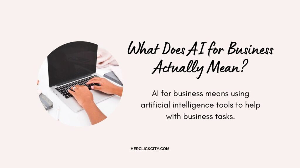 What AI for Business means for entrepreneurs and small business owners